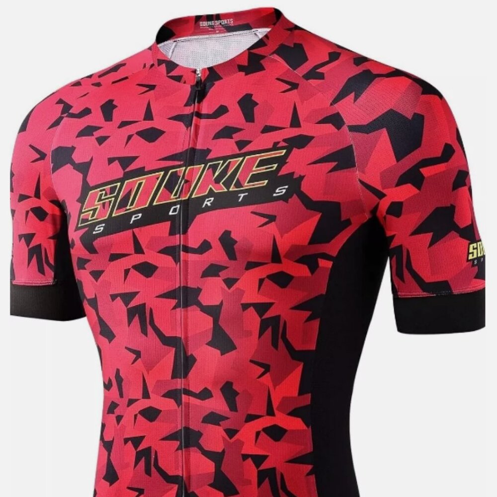 Souke Sports Men's Cycling Bike Jersey - Size L